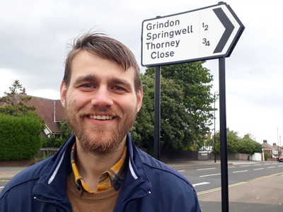 Stephen O'Brien, Lib Dem councillor for Grindon and Thorney Close