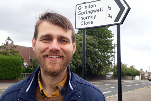 Stephen O'Brien, Lib Dem councillor for Grindon and Thorney Close