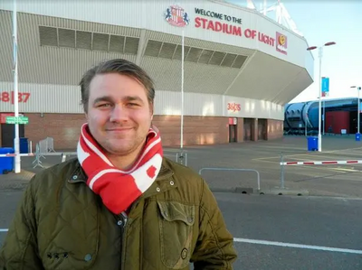 Stephen O'Brien at the Stadium of Light