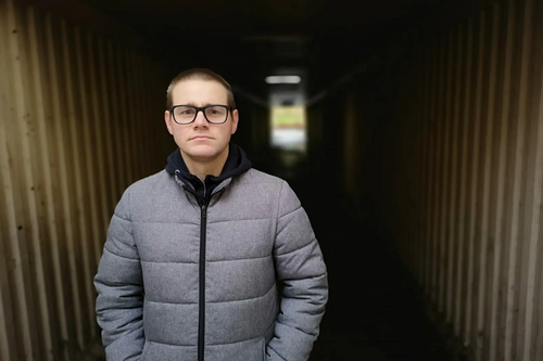 Stephen O'Brien in the Hastings Hill subway