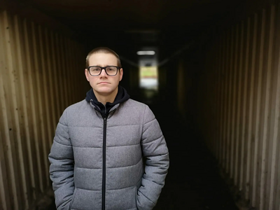 Stephen O'Brien in the Hastings Hill subway