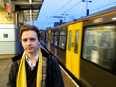 Niall Hodson at Millfield Metro Station